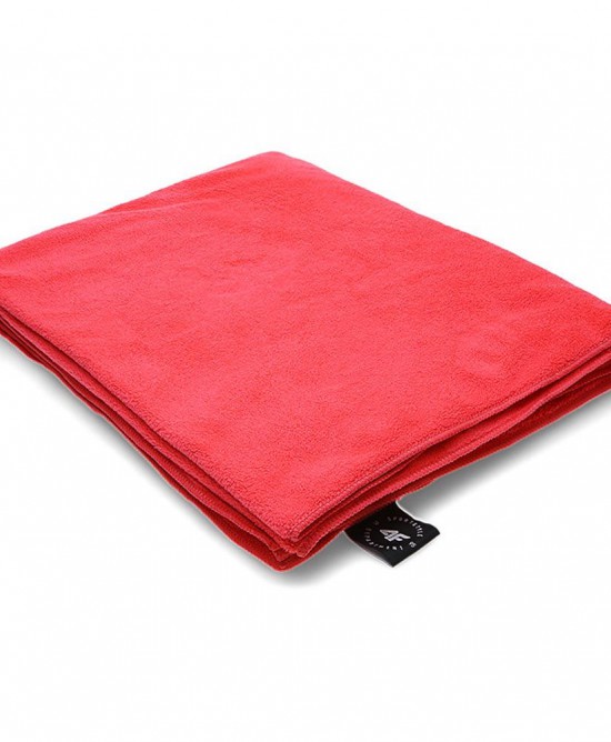 4F Αθλητική πετσέτα με μικροΪνες που στεγνώνει γρήγορα  κοραλί 80*130εκ.